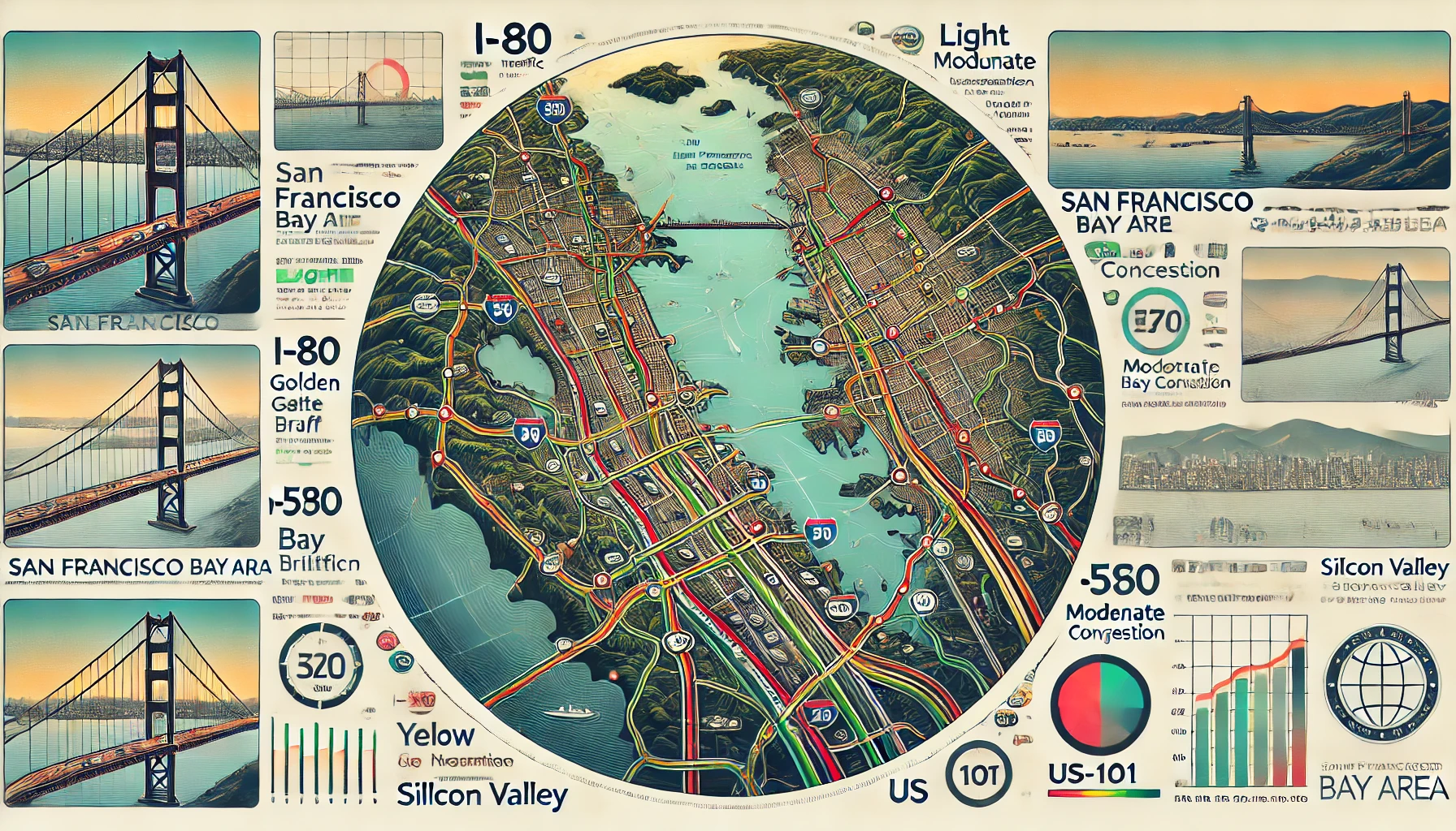 Bay Area Traffic Map Insights